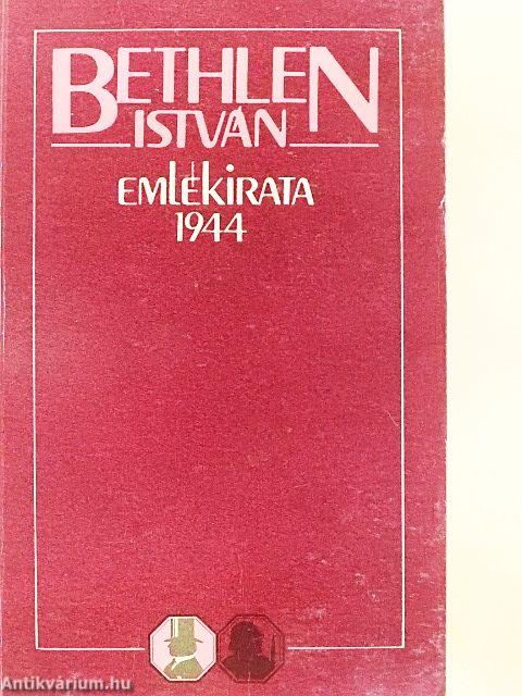 Bethlen István emlékirata