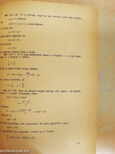 Érdekes matematikai gyakorló feladatok I.