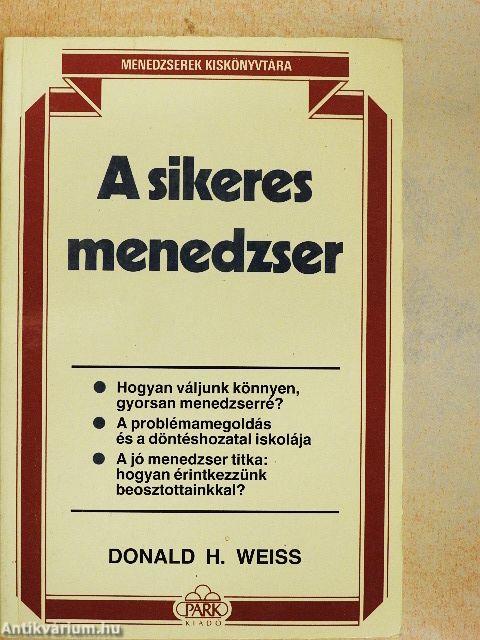 A sikeres menedzser