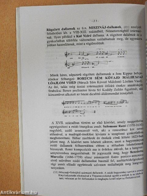 Zsidó liturgikus zene I-II.