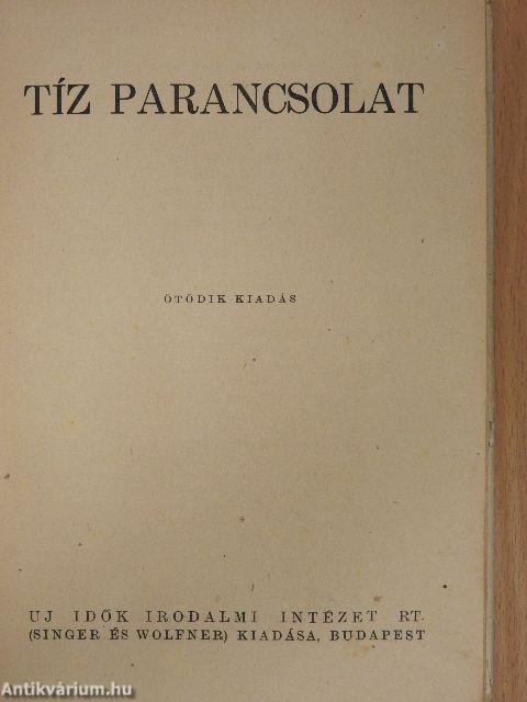 Tíz parancsolat
