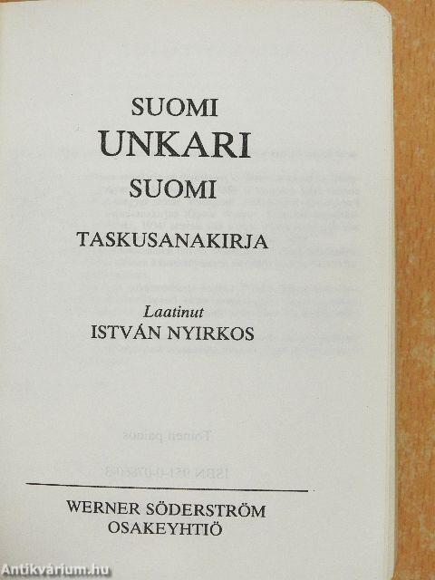 Suomi-Unkari-Suomi Taskusanakirja