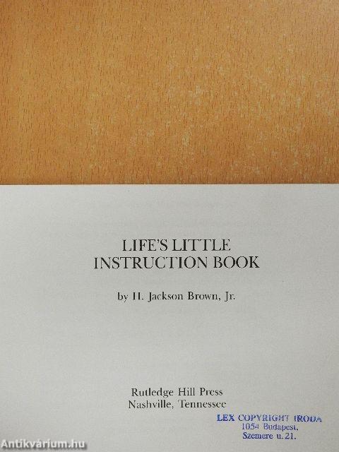 Life's Little Instruction Book