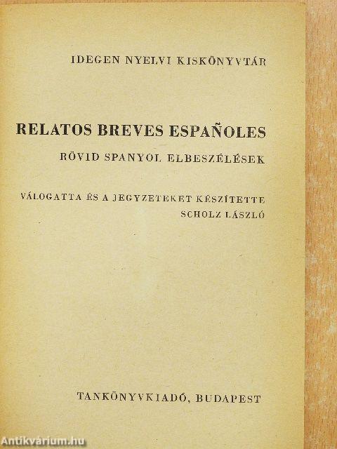 Relatos Breves Espanoles