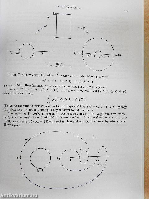Fejezetek a komplex függvénytanból