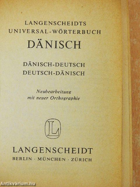 Langenscheidts Universal-Wörterbuch Dänisch