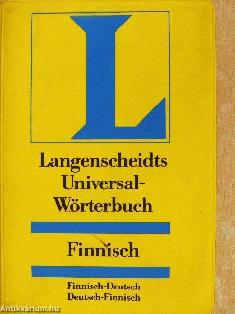 Langenscheidts Universal-Wörterbuch Finnisch