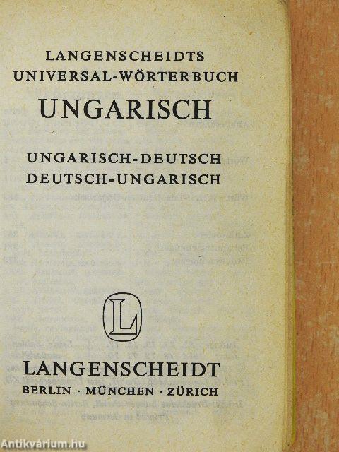 Langenscheidts Universal-Wörterbuch Ungarisch