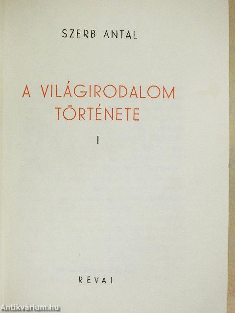 A világirodalom története I-III.