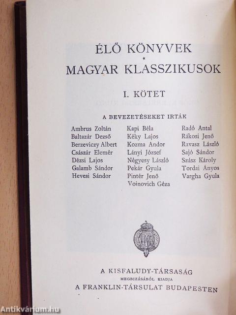 Élő könyvek-Magyar Klasszikusok I-LX.