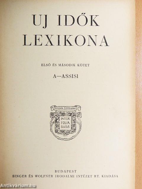 Uj idők lexikona 1-24.