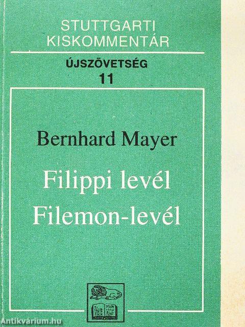 Filippi levél/Filemon-levél