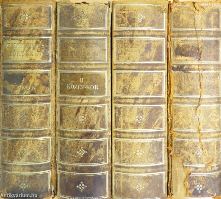 Egyetemes történet I-IV. (rossz állapotú)