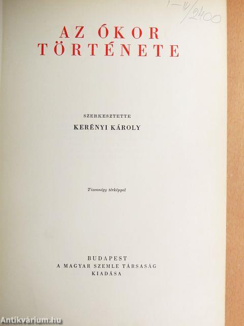 Egyetemes történet I-IV. (rossz állapotú)