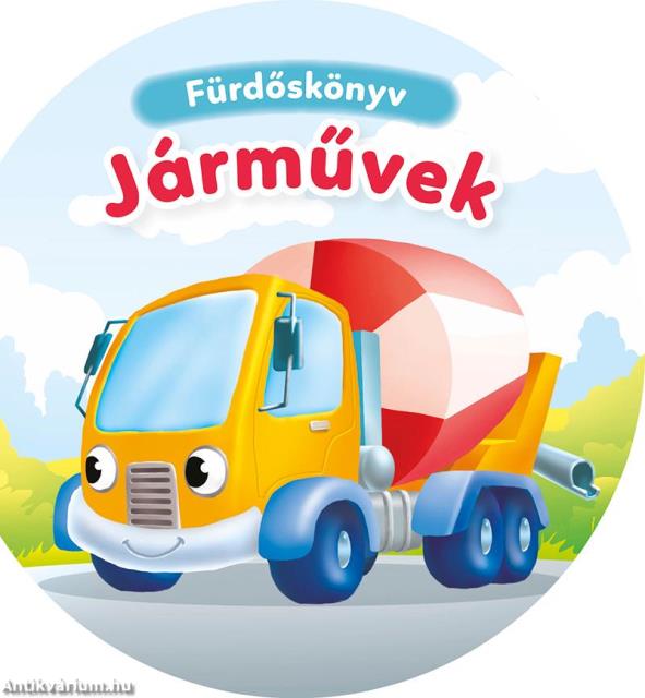 Járművek - fürdőskönyv
