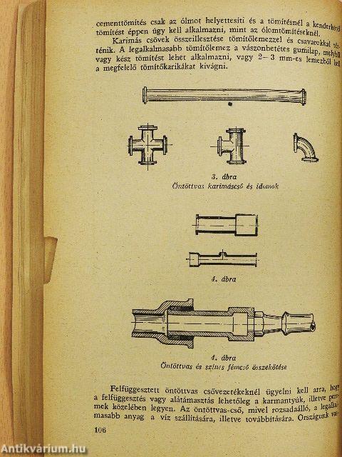 Vízvezetékszerelő és gázszerelő munka