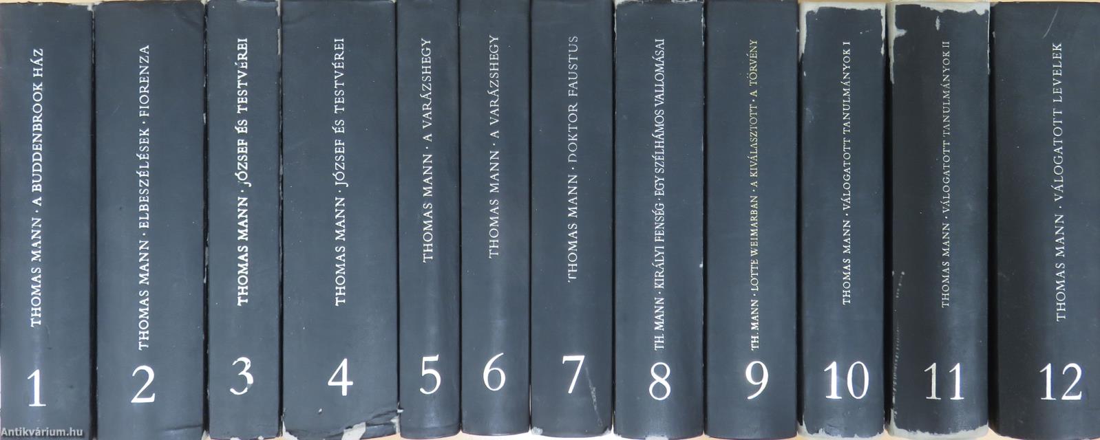 Thomas Mann művei I-XII.
