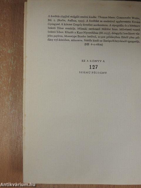 Thomas Mann művei I-XII.