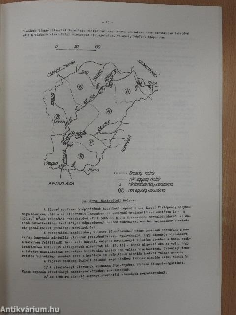 A vízgazdálkodás ágazatainak hidrológiai szempontjai V/7.