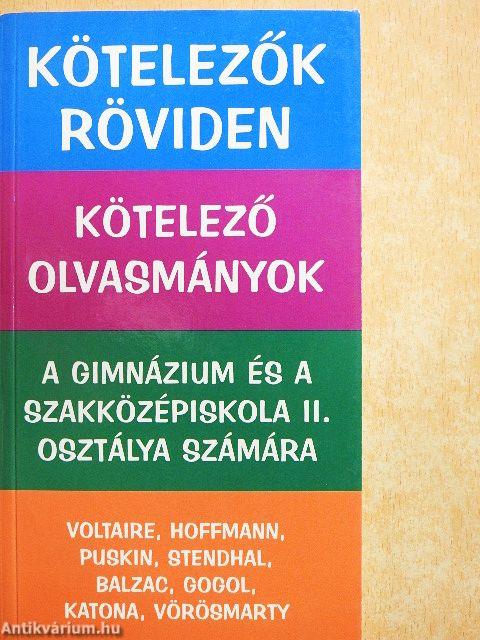 Kötelező olvasmányok