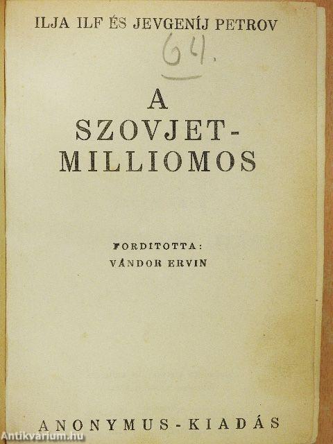 A szovjetmilliomos