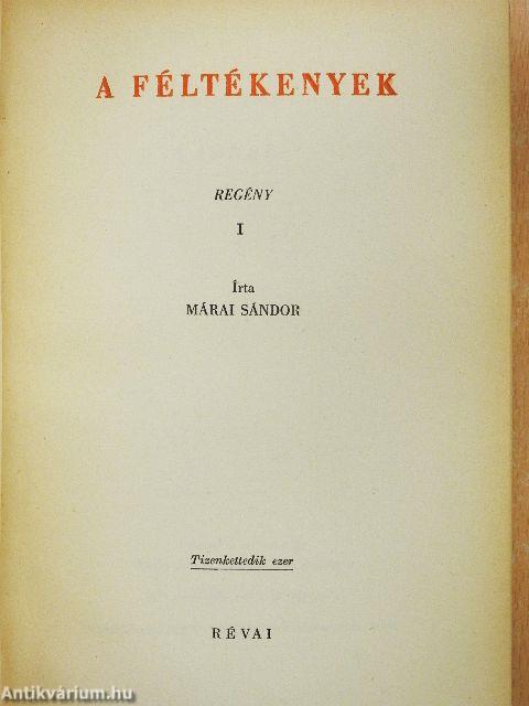 A féltékenyek I-II.