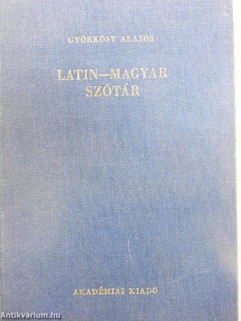 Latin-magyar szótár