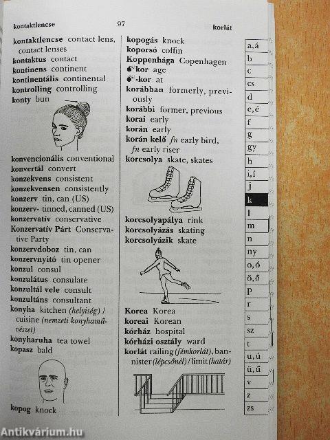 Magyar-angol alapszótár