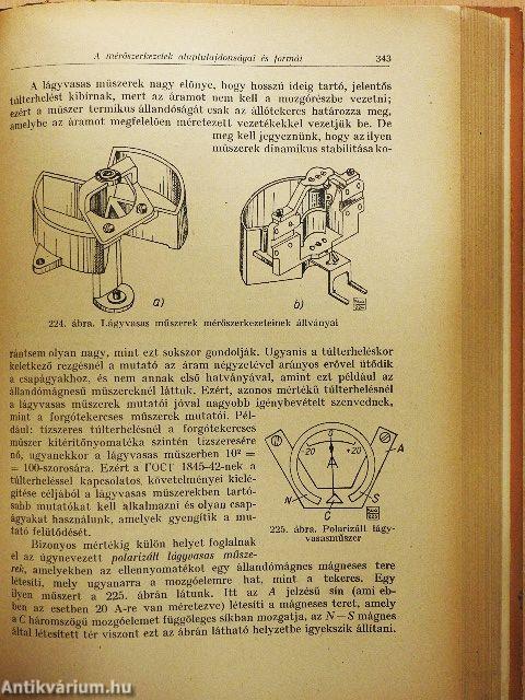 Villamos mérőműszerek számítása és szerkesztése