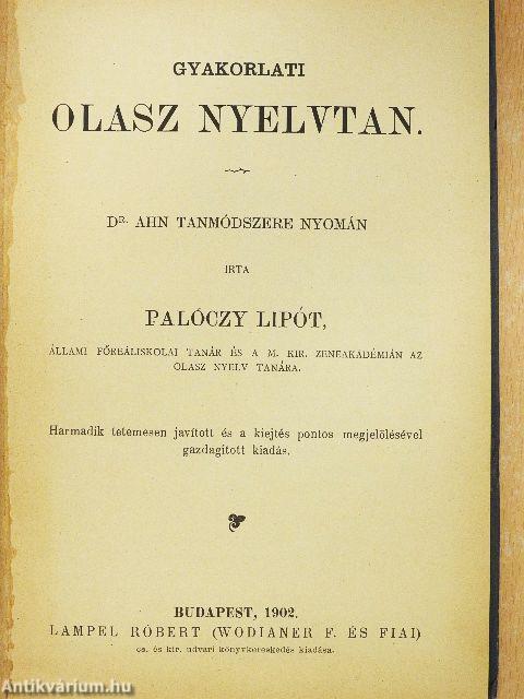 Gyakorlati olasz nyelvtan