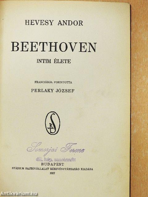 Beethoven intim élete