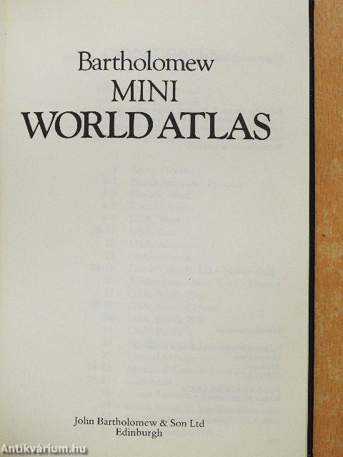 Bartholomew Mini World Atlas