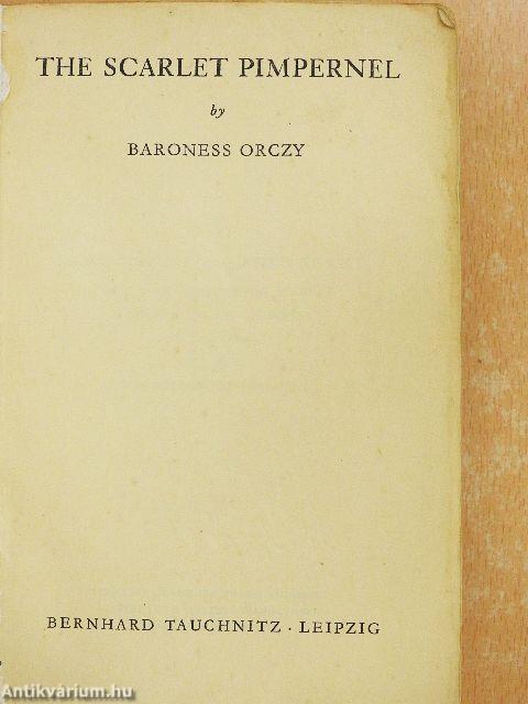 The Scarlet Pimpernel