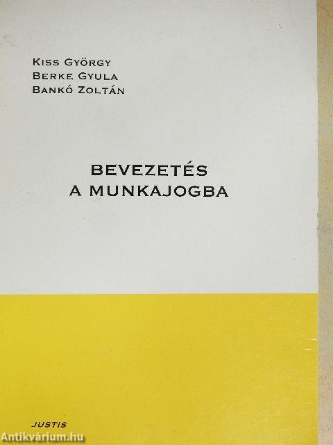 Bevezetés a munkajogba