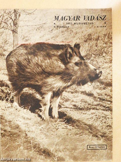 Magyar Vadász 1957. augusztus