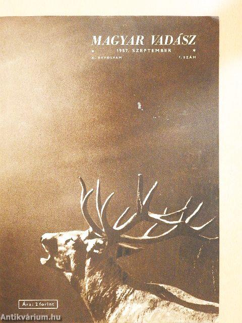 Magyar Vadász 1957. szeptember