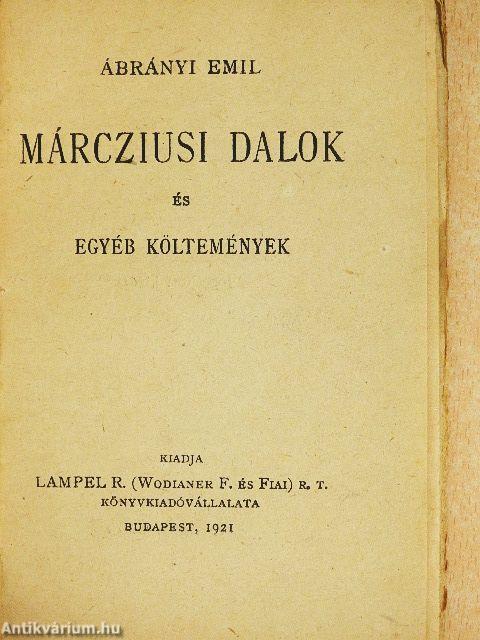 Márcziusi dalok