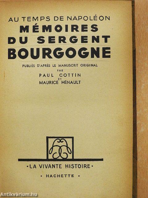 Mémoires du sergent Bourgogne