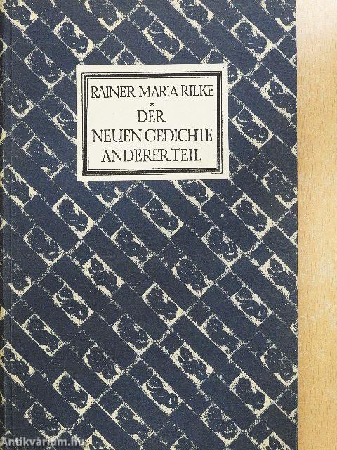 Der neuen Gedichte Anderer Teil