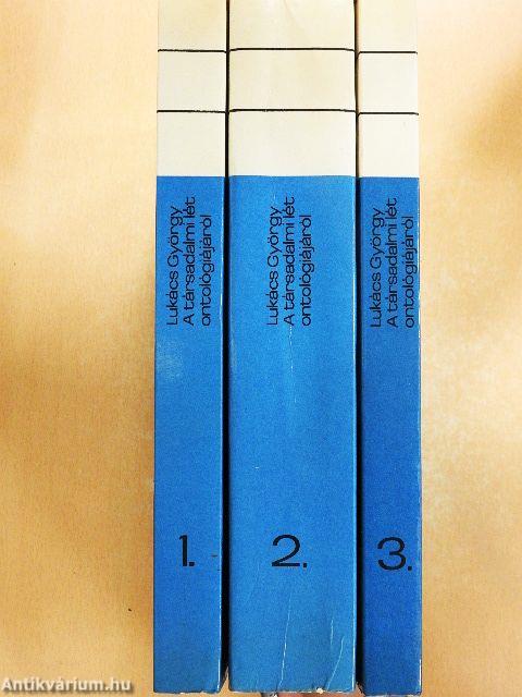 A társadalmi lét ontológiájáról 1-3.