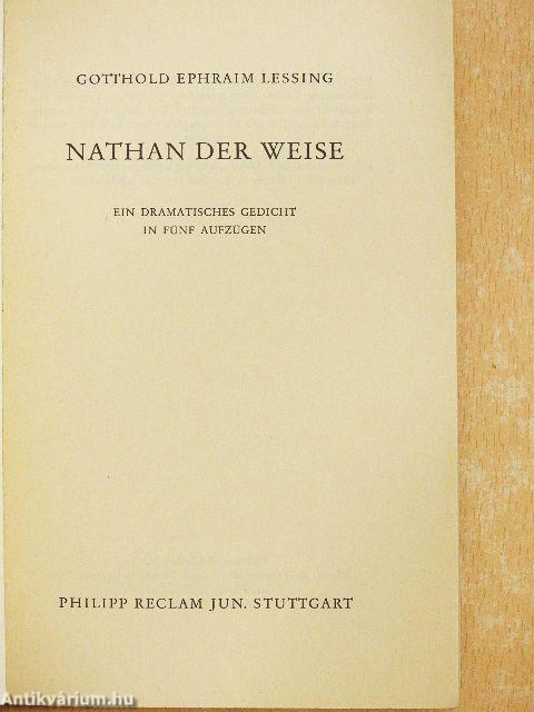Nathan der Weise