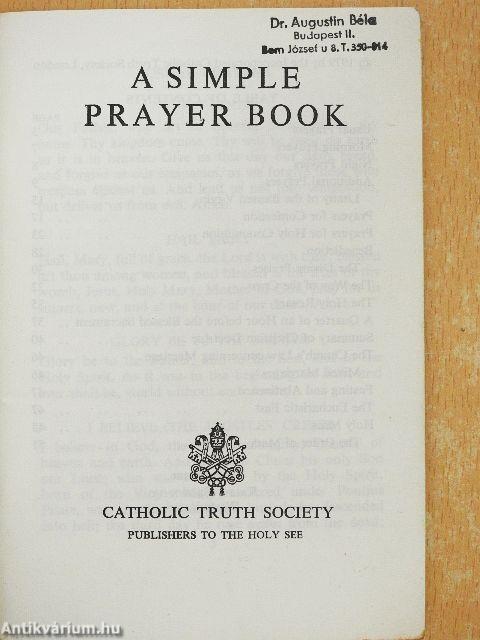 A Simple Prayer Book