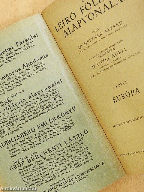 A Leíró Földrajz Alapvonalai I-II.