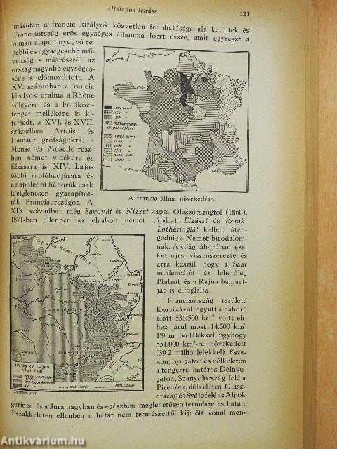 A Leíró Földrajz Alapvonalai I-II.