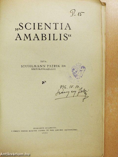 "Scientia Amabilis" I-IV.