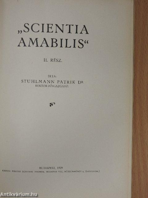 "Scientia Amabilis" I-IV.