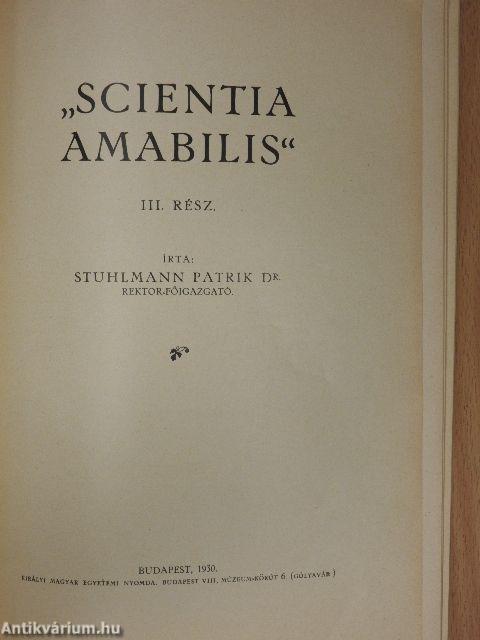 "Scientia Amabilis" I-IV.