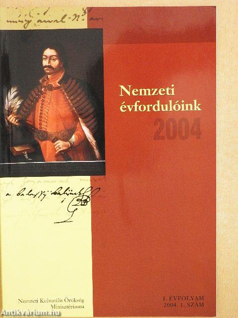 Nemzeti évfordulóink 2004