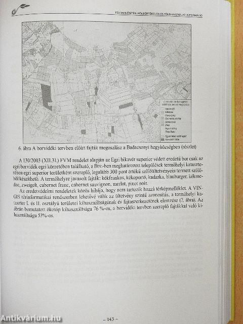 Földminősítés, földértékelés és földhasználati információ