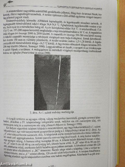 Földminősítés, földértékelés és földhasználati információ